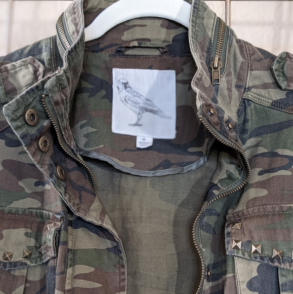 White Crow (Anthropology) Camouflage Utility Jacket. Size:. XS - Picture 6 of 11